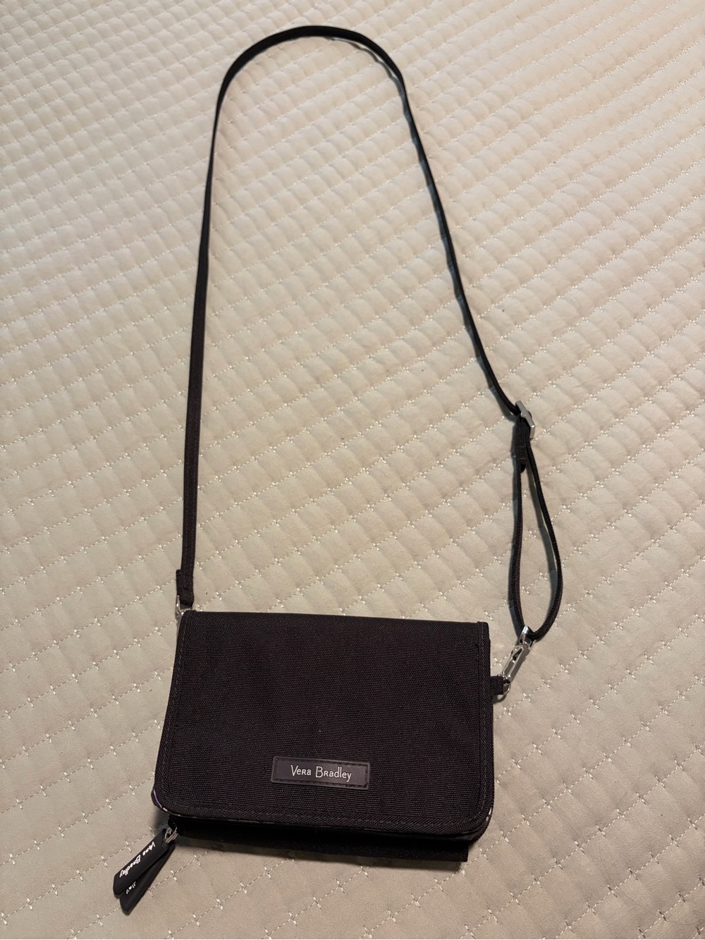 Vera Bradley Black Wallet Crossbody